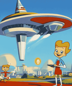 The Jetsons Cartoon Diamond Painting