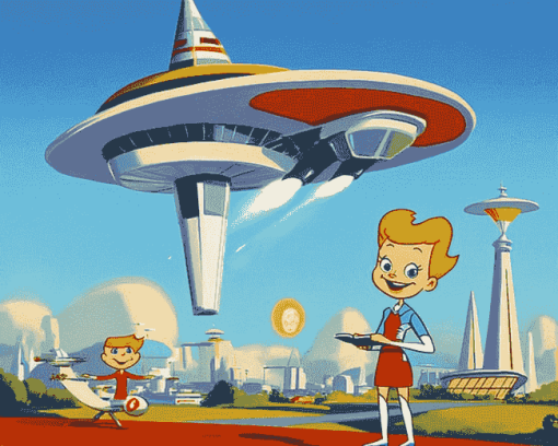 The Jetsons Cartoon Diamond Painting