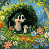 The Little Mole Animation Diamond Painting