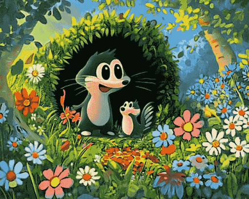 The Little Mole Animation Diamond Painting