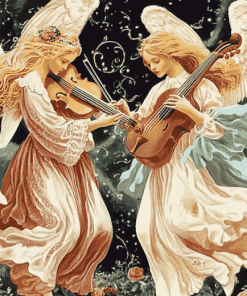 The Musician Angels Fantasy Diamond Painting