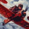 The Red Baron Movie Diamond Painting