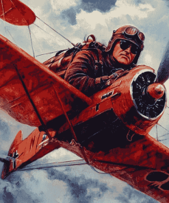 The Red Baron Movie Diamond Painting