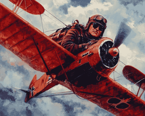 The Red Baron Movie Diamond Painting