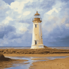 The Talacre Beacons Diamond Painting