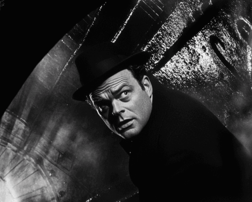 The Third Man Black And White Diamond Painting