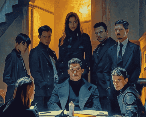 The Umbrella Academy Series Art Diamond Painting