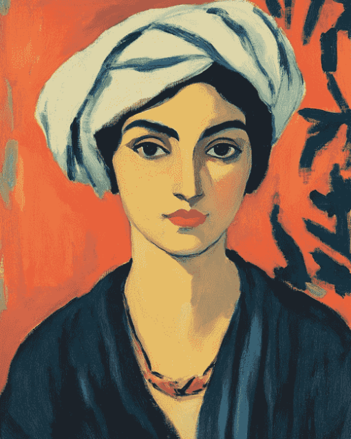 The Woman In The Turban Matisse Painting Diamond Painting