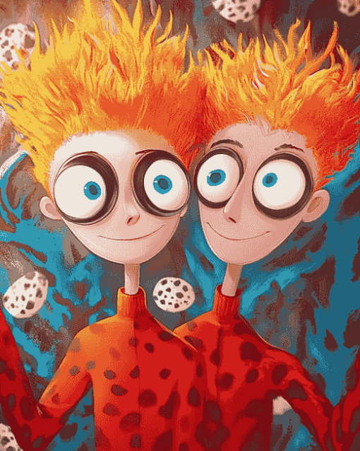 Thing 1 Thing 2 Fantasy Diamond Painting