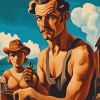 Thomas Hart Benton Vintage Diamond Painting