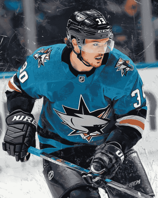 Thomas Hertl San Jose Sharks Diamond Painting