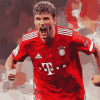 Thomas Muller Football Legend Diamond Painting