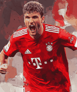 Thomas Muller Football Legend Diamond Painting