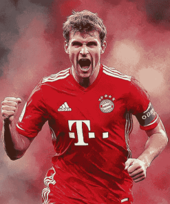 Thomas Muller Portrait Diamond Painting