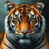 Tiger Eyes Wildlife Diamond Painting