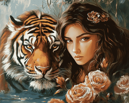 Tiger Fantasy Diamond Painting