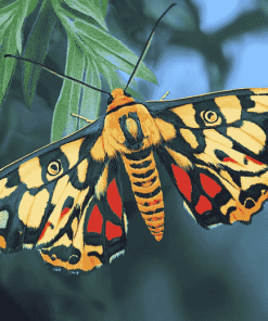 Tiger Moth Butterfly Diamond Painting