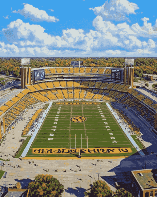 Tiger Stadium Highlights Diamond Painting