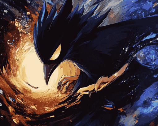 Tokoyami Anime Diamond Painting