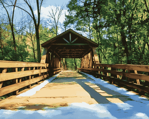 Toledo Wildwood Bridge Diamond Painting