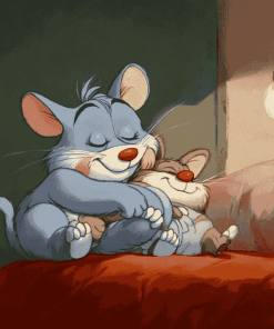 Tom And Jerry Cartoon Diamond Painting