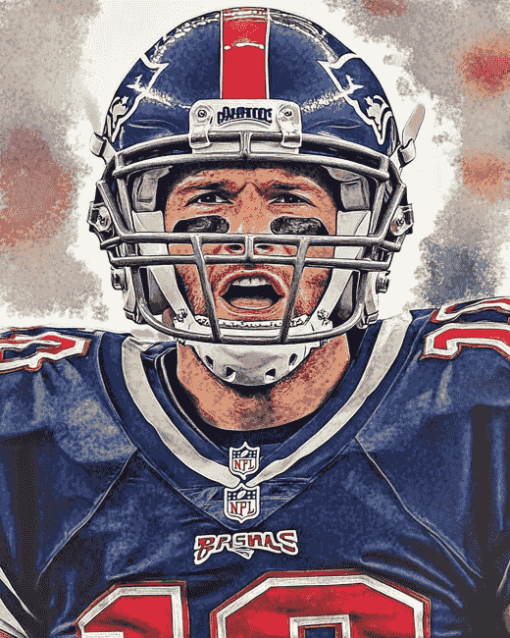 Tom Brady Patriots NFL Legend Diamond Painting