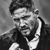 Tom Hardy Monochrome Diamond Painting