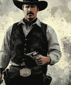 Tombstone Val Kilmer Western Diamond Painting