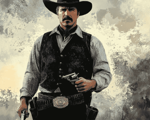 Tombstone Val Kilmer Western Diamond Painting