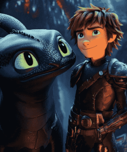 Toothless Adventure How To Train Your Dragon Diamond Painting