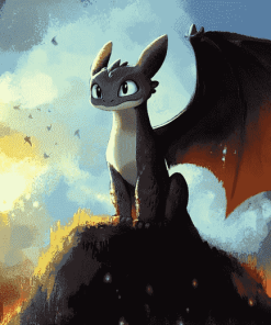 Toothless Night Fury Diamond Painting