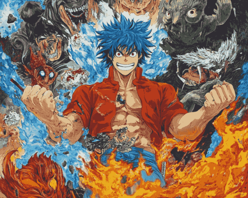 Toriko Anime Poster Diamond Painting