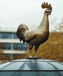 Tottenham Cockerel Statue Diamond Painting