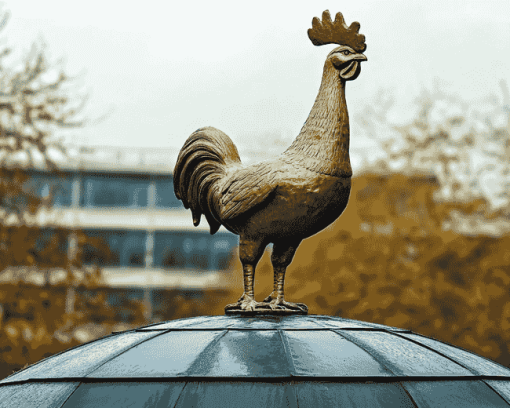 Tottenham Cockerel Statue Diamond Painting