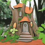 Treehouse Animation Diamond Painting
