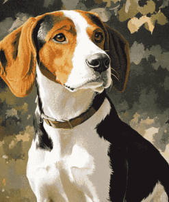 Treeing Walker Coonhound Puppies Diamond Painting