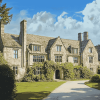 Trerice Manor Buildings Diamond Painting