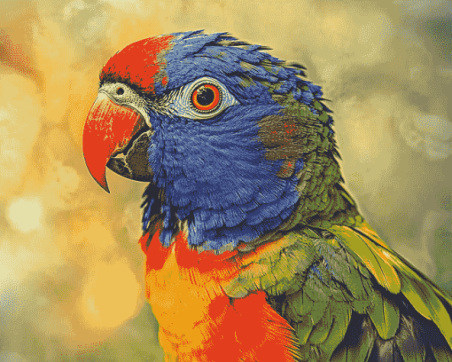 Tropical Lory Parrots Diamond Painting