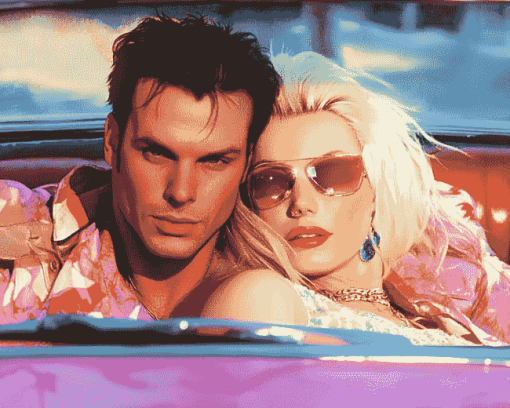 True Romance Movie Painting with Diamonds