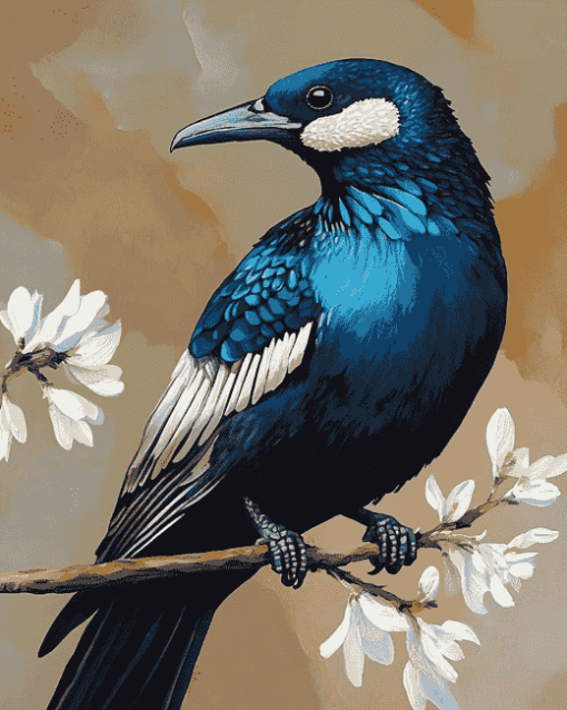 Tui Bird Diamond Painting