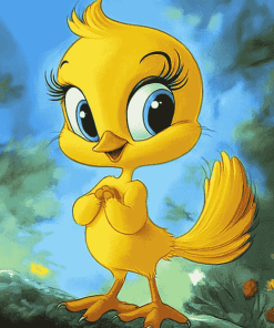 Tweety Cartoon Adventures Diamond Painting