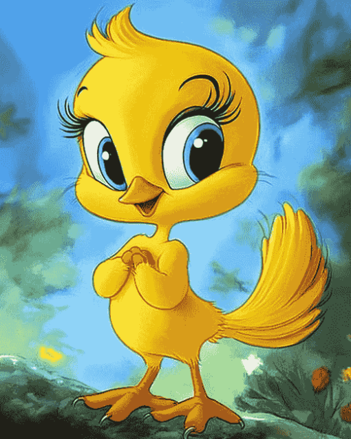 Tweety Cartoon Adventures Diamond Painting