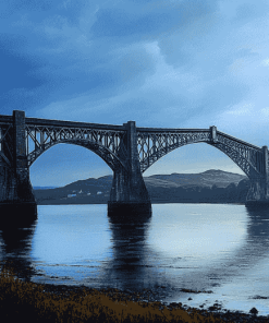 UK Forth Bridge Masterpiece Diamond Painting