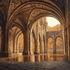 UK Fountains Abbey Historic Site Diamond Painting