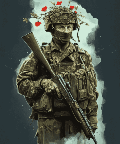 UK Soldier Military Diamond Painting