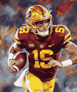 USC Trojans Footballers Diamond Painting