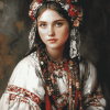 Ukrainian Women Diamond Painting