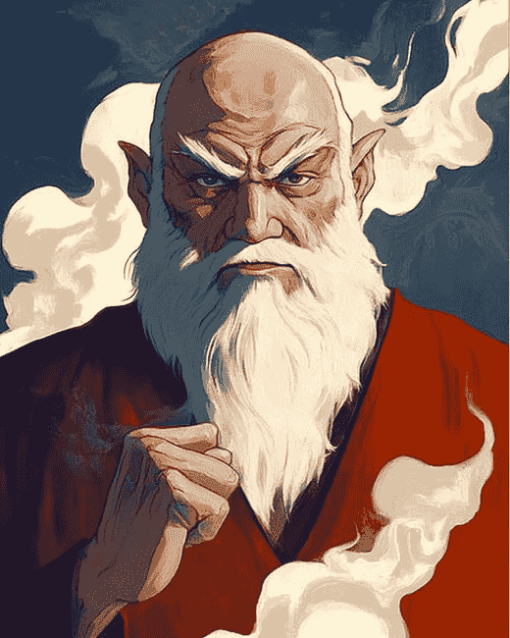 Uncle Iroh Anime Diamond Painting