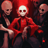 Underfell Sans Anime Collection Diamond Painting