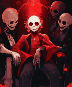 Underfell Sans Anime Collection Diamond Painting